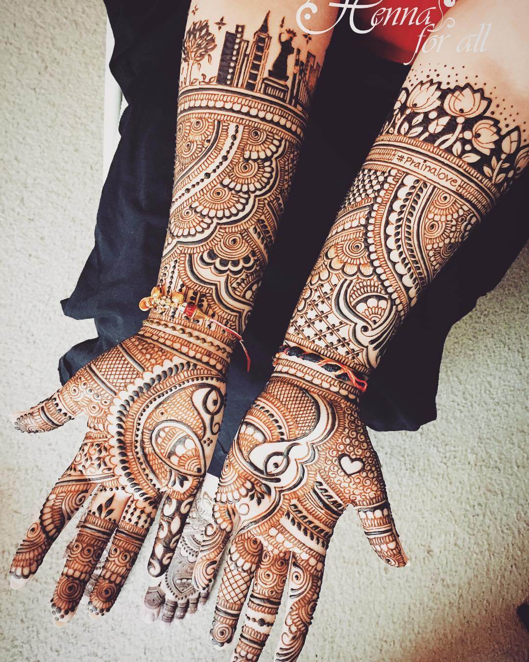 Simple Bridal Mehndi Designs For Full Hands - ZOHAL